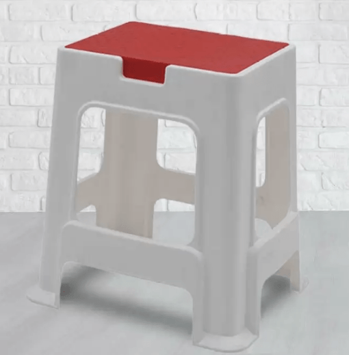 Nilkamal STL23 Strong and Durable Plastic Seating Stool for Home | Bedroom | Bathroom | Kitchen | Living Room | Office | Adult | Garden Stool with high Load Capacity - Image 2